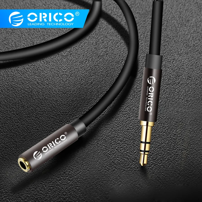 ORICO Jack 3.5mm Male to Female Aux Extension Cable Headphone Extension Cable for iphone Huawei Audio Cable 
ORICO Jack 3.5mm Male to Female Aux Extension Cable Headphone Extension Cable for iphone Huawei Audio Cable