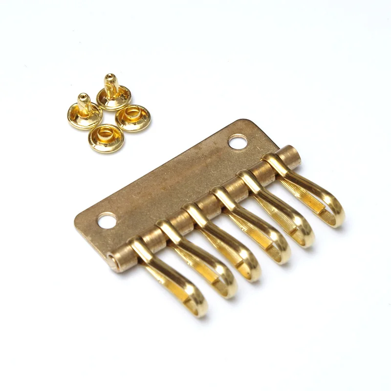 5pcs bags accessories brass key row 6 buttons key card holder keychain key row rivet handmade diy material
5pcs bags accessories brass key row 6 buttons key card holder keychain key row rivet handmade diy material