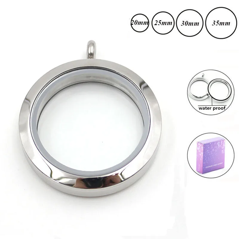 Wholesale waterproof floating charm locket necklace 20mm 25mm 30mm 316L Stainless Steel memory locket pendant for women
Wholesale waterproof floating charm locket necklace 20mm 25mm 30mm 316L Stainless Steel memory locket pendant for women