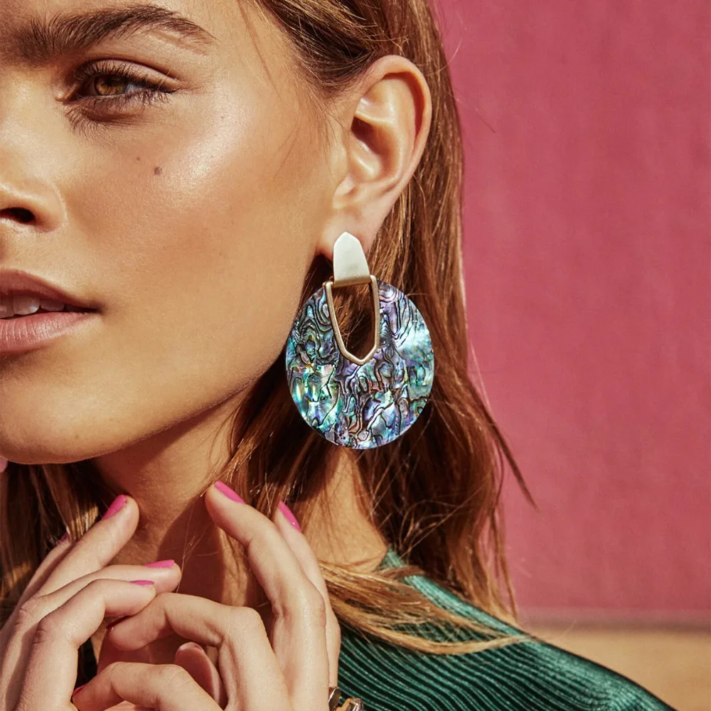 JURAN New Colorful Round Resin ZA Fashion Women Statement Earrings Geometric Large Dangle Drop Earrings Party Jewelry Wholesale
JURAN New Colorful Round Resin ZA Fashion Women Statement Earrings Geometric Large Dangle Drop Earrings Party Jewelry Wholesale