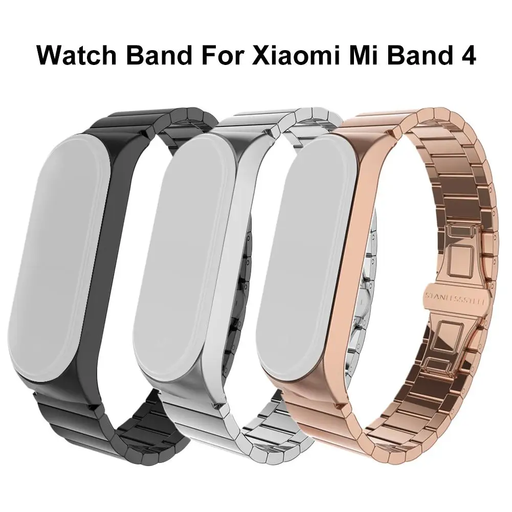 Stainless Steel Metal Wrist Band Strap For Xiaomi Mi Band 4 Smart Watch Accessories Replacement Strap Wristband
Stainless Steel Metal Wrist Band Strap For Xiaomi Mi Band 4 Smart Watch Accessories Replacement Strap Wristband