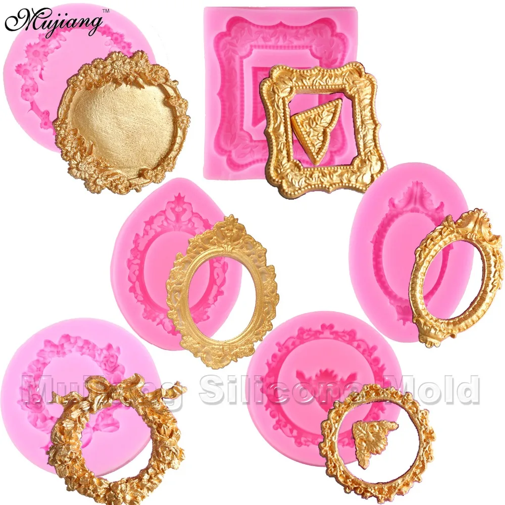 DIY Mirror Fondant Cake Decorating Tools Frame Cupcake Chocolate Wedding Cake Border Silicone Molds Kitchen Baking Moulds
DIY Mirror Fondant Cake Decorating Tools Frame Cupcake Chocolate Wedding Cake Border Silicone Molds Kitchen Baking Moulds