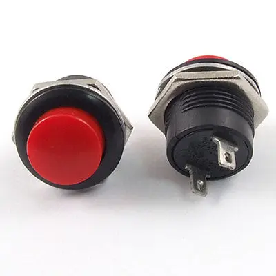 AC 125V/6A 250V/3A 2-контактный SPST Off/(On) NO Мгновенный Красный кнопочный переключатель
AC 125V/6A 250V/3A 2-контактный SPST Off/(On) NO Мгновенный Красный кнопочный переключатель