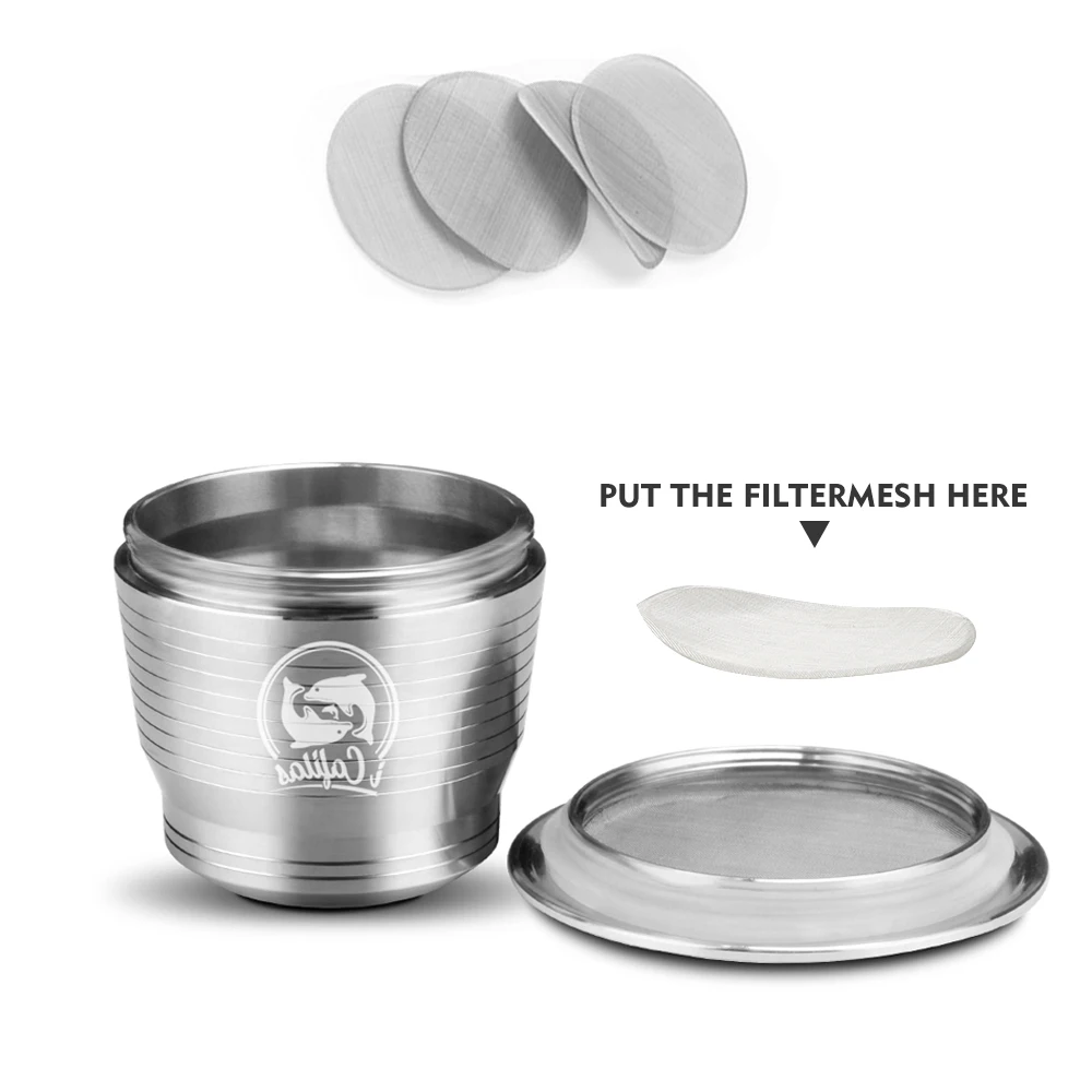 5/10pcs Nespresso Thin Filters More Mesh Better Filtering Fit For Stainless Steel Reusble Nespresso Coffee Capsules
5/10pcs Nespresso Thin Filters More Mesh Better Filtering Fit For Stainless Steel Reusble Nespresso Coffee Capsules