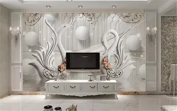 Custom Any Size 3d Wallpaper 3d Dimensional Ball elegant White Swan Water Pattern TV Background Wall Decoration Mural Wallpaper
Custom Any Size 3d Wallpaper 3d Dimensional Ball elegant White Swan Water Pattern TV Background Wall Decoration Mural Wallpaper