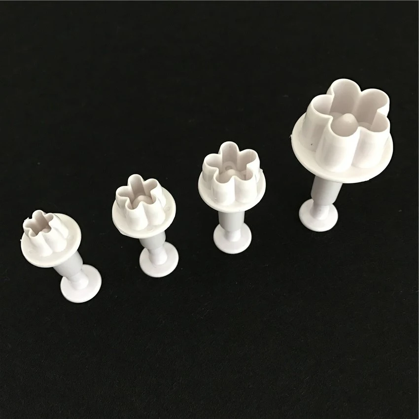 4Pcs/Set Plum Flower Plunger Fondant Mold Cutter Sugarcraft Cake tools Decorating Christmas Cake Tools
4Pcs/Set Plum Flower Plunger Fondant Mold Cutter Sugarcraft Cake tools Decorating Christmas Cake Tools
