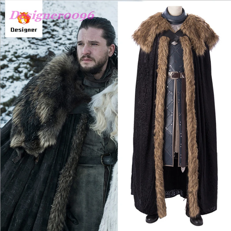 2019 new Game of Thrones Season 8 Jon Snow Cosplay Costume Movie Actor with the same suit Adult Set 1:1 Restore Movie COS
2019 new Game of Thrones Season 8 Jon Snow Cosplay Costume Movie Actor with the same suit Adult Set 1:1 Restore Movie COS
