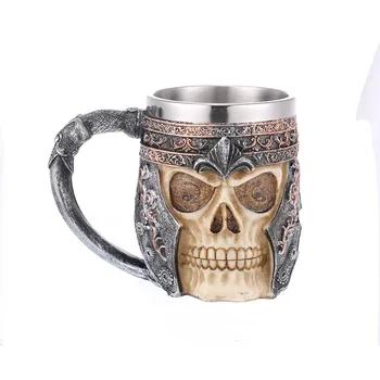 Resin Skull Water Cup Beer Cup Creative European Ornaments Halloween Gifts Personal Decoration
Resin Skull Water Cup Beer Cup Creative European Ornaments Halloween Gifts Personal Decoration