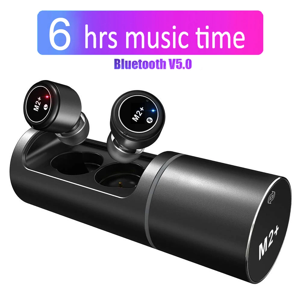 Bluetooth 5.0 Earphone TWS Wireless Headphones Cordless Headphone Handsfree Earbuds Sport Earphones Headset With Mic PK X2T M9
Bluetooth 5.0 Earphone TWS Wireless Headphones Cordless Headphone Handsfree Earbuds Sport Earphones Headset With Mic PK X2T M9