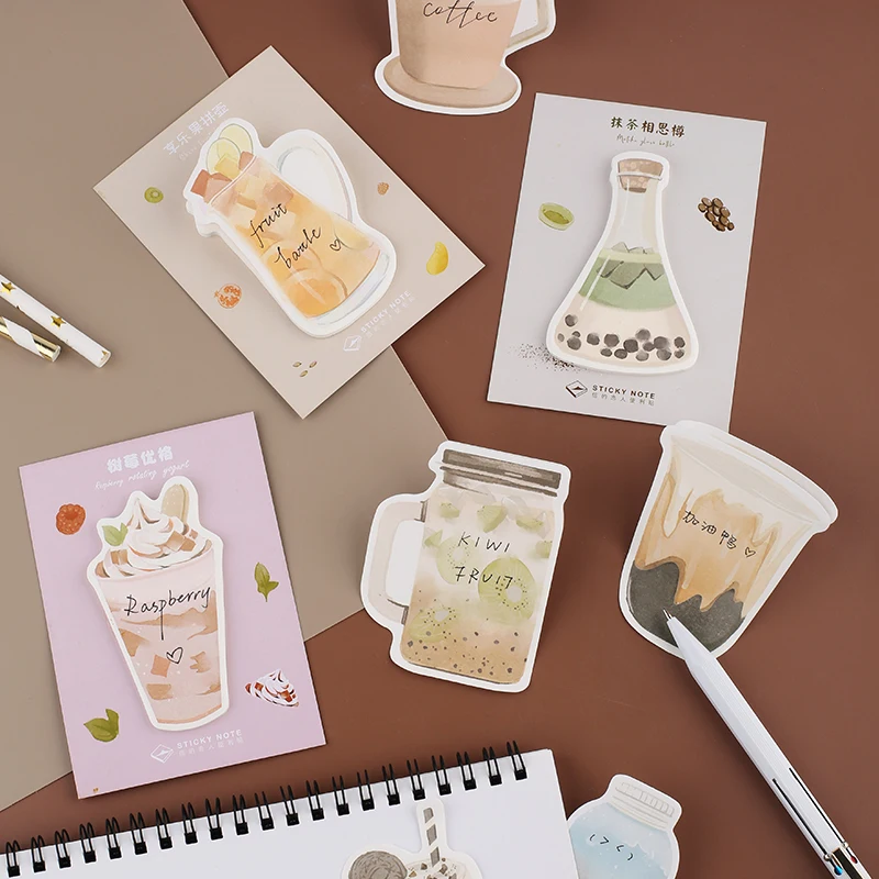 1Set Memo Pads Sticky Notes Kawaii Cute Drink travel Paper Notepad diary Scrapbooking Stickers Office School stationery Notepads
1Set Memo Pads Sticky Notes Kawaii Cute Drink travel Paper Notepad diary Scrapbooking Stickers Office School stationery Notepads