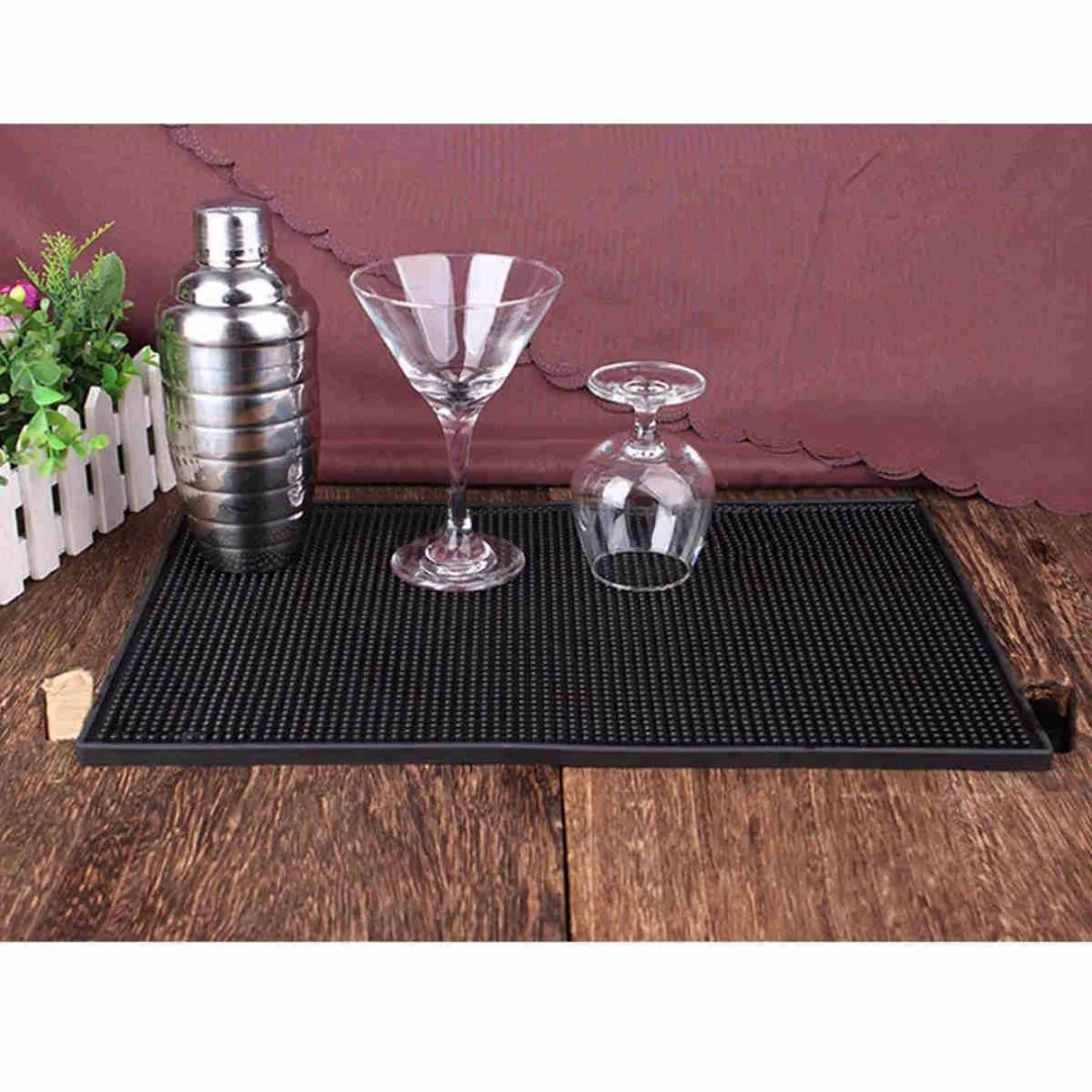 Rubber Service Bar Mat Beer Whiskey Heavy Duty Bar and Rubber Spill Mats Home