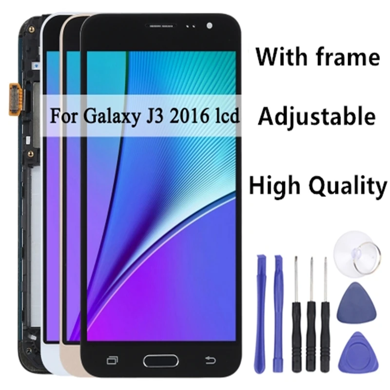 For Samsung J3 2016 LCD J320F J320FN J320M LCD Display Touch Screen Digitizer With Frame Home Button For Galaxy J3 Display+Tools
For Samsung J3 2016 LCD J320F J320FN J320M LCD Display Touch Screen Digitizer With Frame Home Button For Galaxy J3 Display+Tools