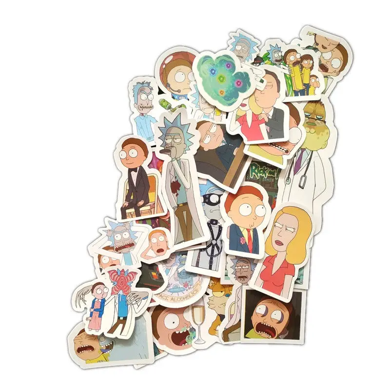 49Pcs R&M Stickers [ Pack of 3 ]