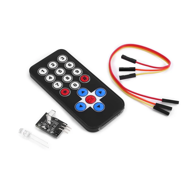10set Fasdga Infrared Wireless Remote Control Kit for Arduino DIY Project (Remote Control + Receiver Board)
10set Fasdga Infrared Wireless Remote Control Kit for Arduino DIY Project (Remote Control + Receiver Board)