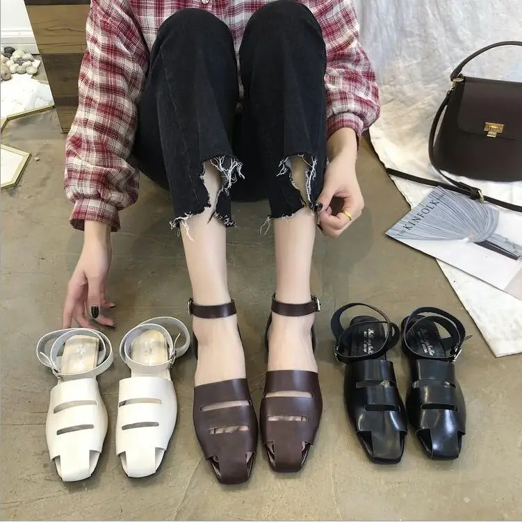 2019 spring and summer new flat with low to help waterproof breathable lightweight fashion flat Roman shoes a035
2019 spring and summer new flat with low to help waterproof breathable lightweight fashion flat Roman shoes a035