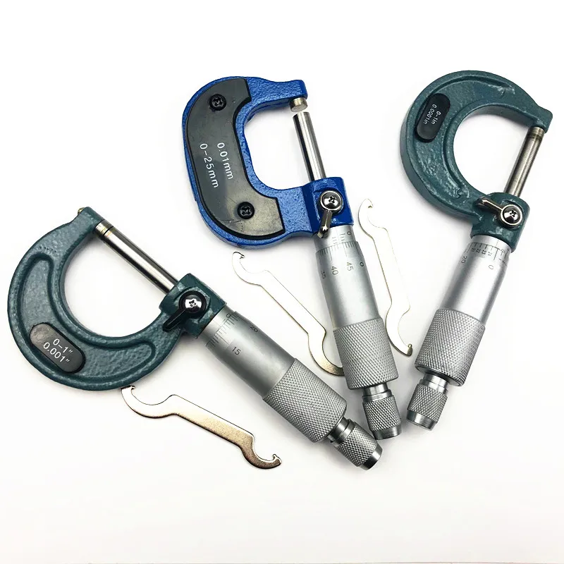 0-25mm 0.01mm outside micrometer 0-1inch 0.001" micrometer 0.001" thickness caliper Gauge Vernier Caliper Measuring Tools
0-25mm 0.01mm outside micrometer 0-1inch 0.001" micrometer 0.001" thickness caliper Gauge Vernier Caliper Measuring Tools