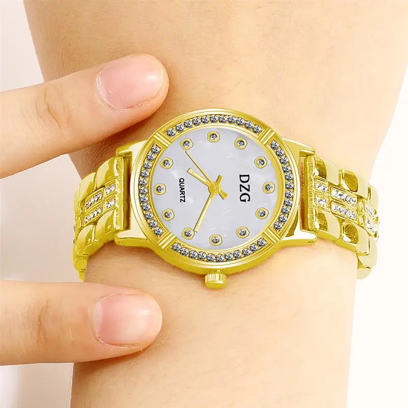 Women Gold Diamond Watch Bling Stainless Steel Quartz Wristwatch Ladies Female Luxury Elegant Watches Fashion Clock
Women Gold Diamond Watch Bling Stainless Steel Quartz Wristwatch Ladies Female Luxury Elegant Watches Fashion Clock