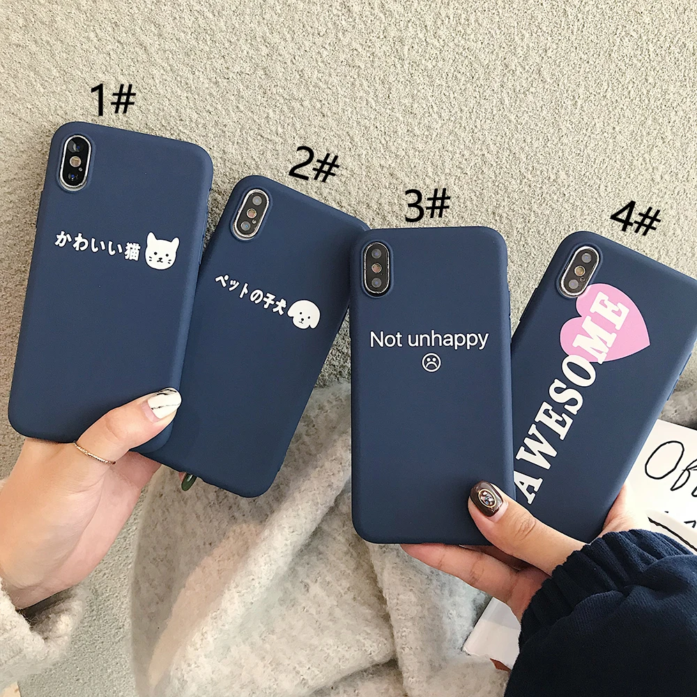 LISM Casing For iPhone 6 6S 7 8 Plus X XR XS Max Lovely Simple Awesome Cat Dog Soft TPU Phone Case Cover Anti-knock Protector
LISM Casing For iPhone 6 6S 7 8 Plus X XR XS Max Lovely Simple Awesome Cat Dog Soft TPU Phone Case Cover Anti-knock Protector