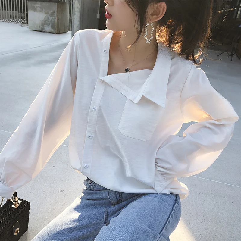 Mishow 2019 Women Chiffon V Neck Harajuku Blouse Korean Casual Female Long Sleeve Solid Shirt Tops MX19A4565
Mishow 2019 Women Chiffon V Neck Harajuku Blouse Korean Casual Female Long Sleeve Solid Shirt Tops MX19A4565