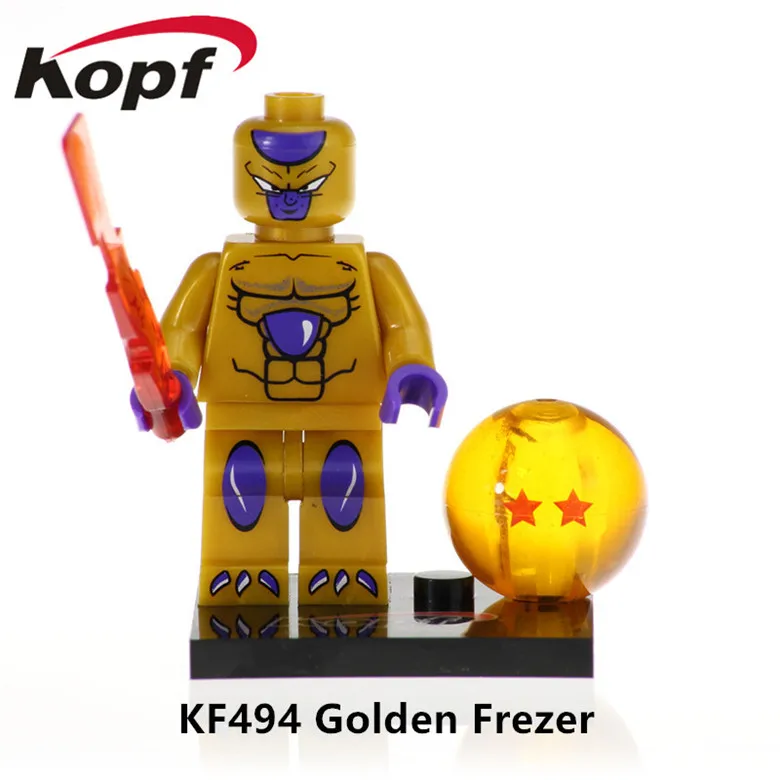 50Pcs Super Heroes Dragon Ball Series Golden Frezer Son Goku Gotenks Assemble Vegeta Building Blocks For Children Toys KF494
50Pcs Super Heroes Dragon Ball Series Golden Frezer Son Goku Gotenks Assemble Vegeta Building Blocks For Children Toys KF494