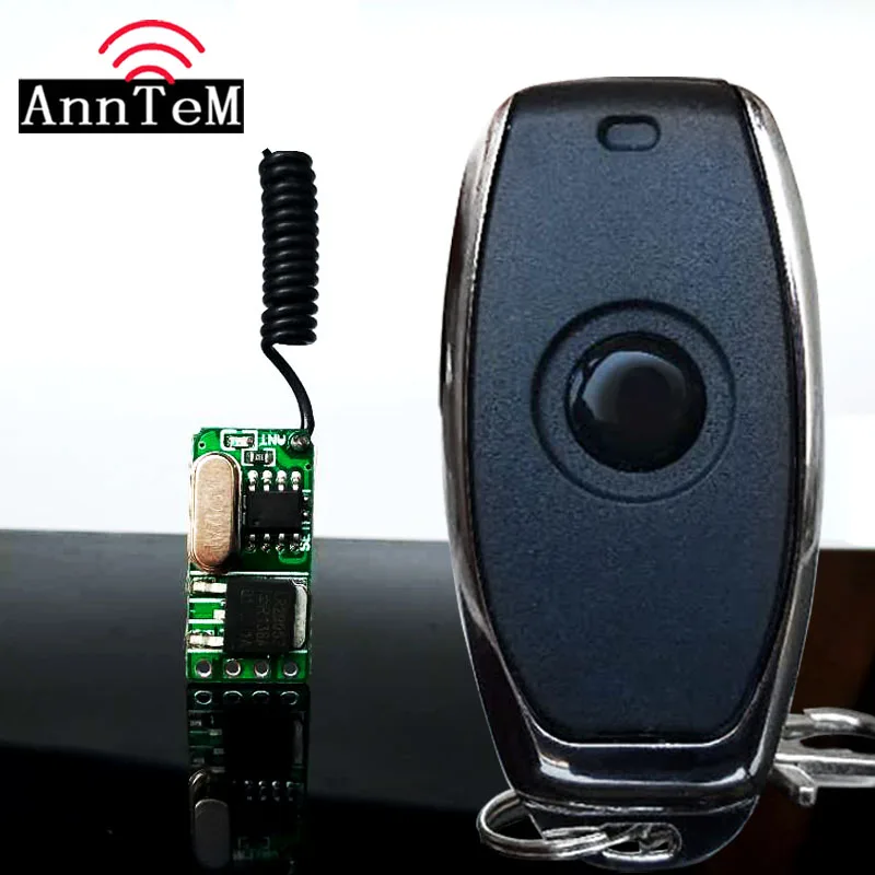Wireless Micro Remote Control Switch Mini Receiver 3.5v 3.7v 4.5v 5v 6v 7.4v 8.4v 9v 12v Small Receiver Transmitter 433.92Mhz
Wireless Micro Remote Control Switch Mini Receiver 3.5v 3.7v 4.5v 5v 6v 7.4v 8.4v 9v 12v Small Receiver Transmitter 433.92Mhz