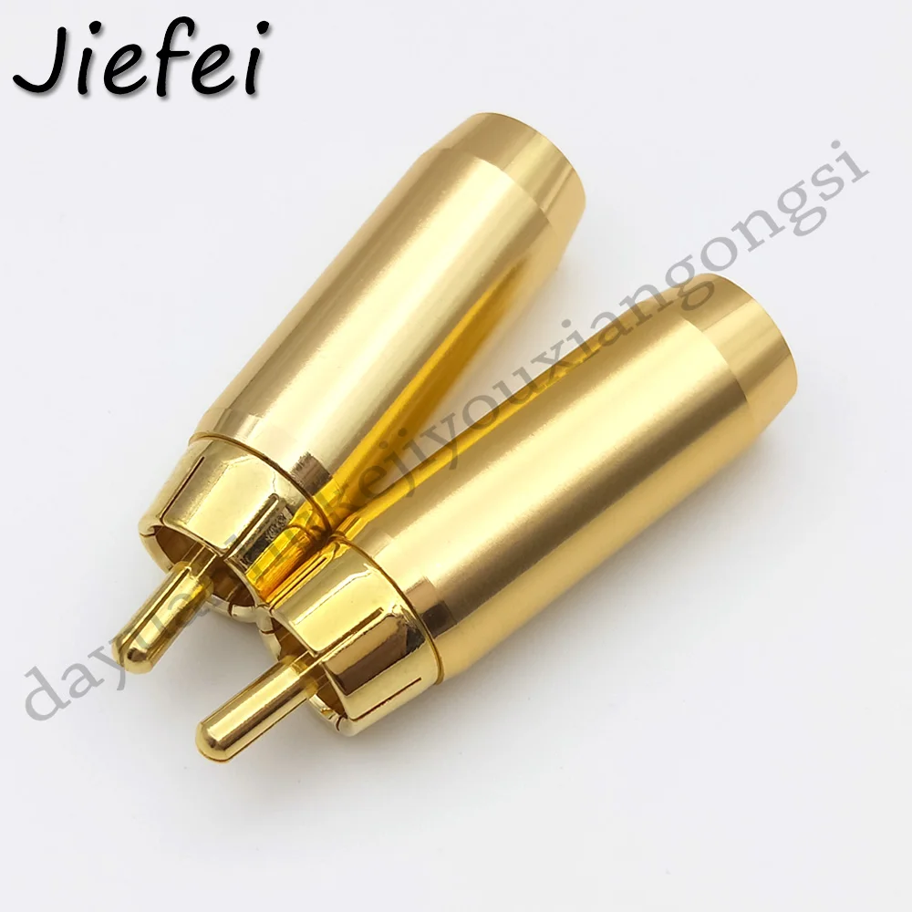 4-100pcs New High Quality 24K Gold Plated copper RCA Male Plug Professional Audio Speaker Plug Jack Wire Connector
4-100pcs New High Quality 24K Gold Plated copper RCA Male Plug Professional Audio Speaker Plug Jack Wire Connector