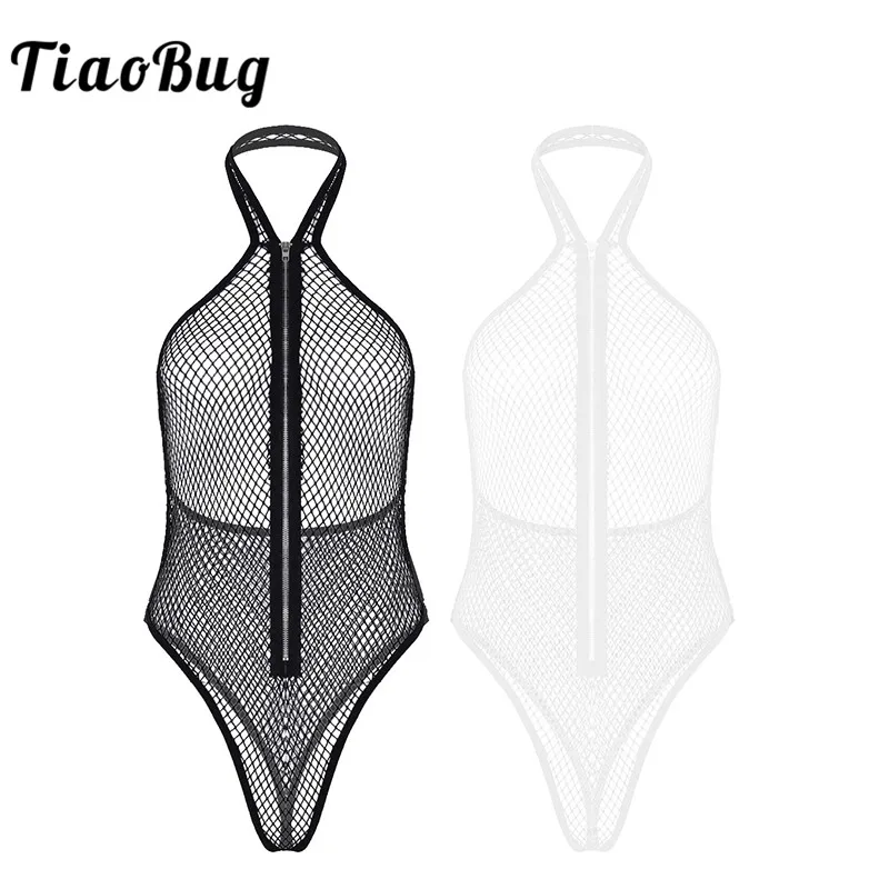 TiaoBug Women Lingerie Porno See-through Fishnet Bodysuit Mesh Halter Sexy Body Thong Club Bodystocking Nightwear Erotic Teddies
TiaoBug Women Lingerie Porno See-through Fishnet Bodysuit Mesh Halter Sexy Body Thong Club Bodystocking Nightwear Erotic Teddies