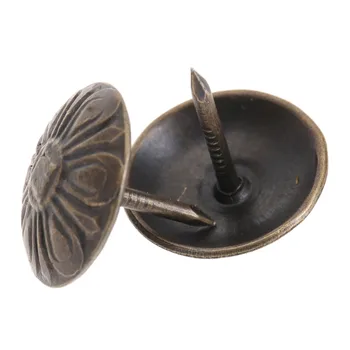 100pcs 16mm Antique Bronze Upholstery Nails Tacks Studs Vintage Decorative Furniture Nails Pushpin Doornail Hardware Wholesale
100pcs 16mm Antique Bronze Upholstery Nails Tacks Studs Vintage Decorative Furniture Nails Pushpin Doornail Hardware Wholesale