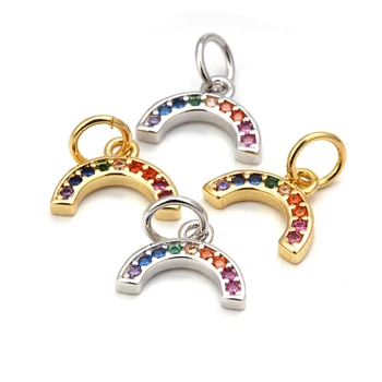MEIBEADS 1pc Fashion Rainbow Micro Pave Cz Charms Connectors Fit Women Diy Rainbow Bracelet Anklet Necklaces Pendants Jewelry
MEIBEADS 1pc Fashion Rainbow Micro Pave Cz Charms Connectors Fit Women Diy Rainbow Bracelet Anklet Necklaces Pendants Jewelry