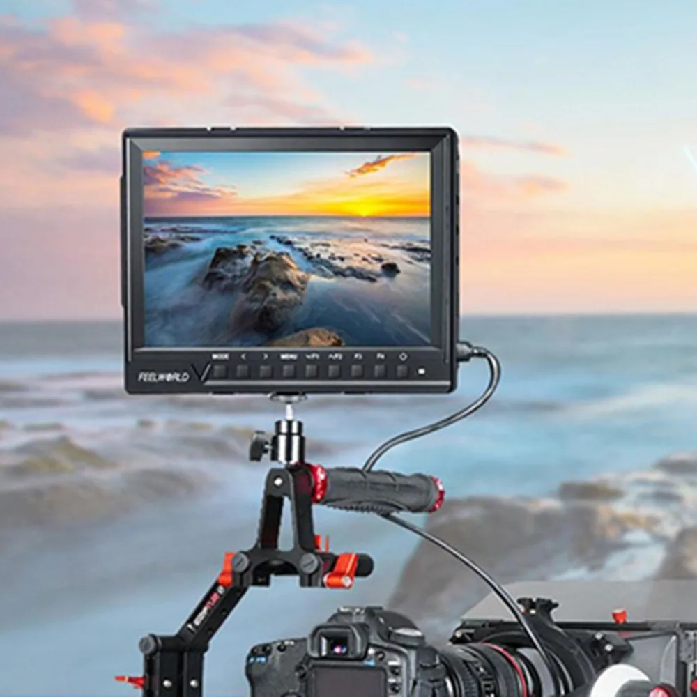 FW-760 1920x1200P Camera Field Monitor 7inch Ultra HD IPS Screen FPV Monitor with 1 Mini HDMI Cable for BMPCC