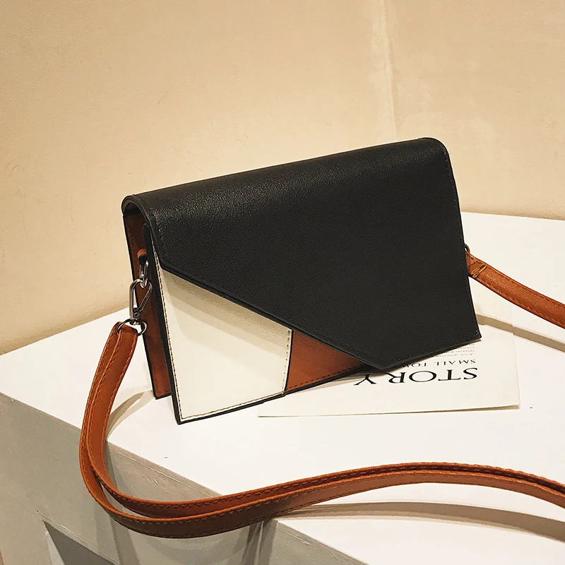 Fashion Quality Leather Color matching Women Messenger Bag Female Chain Strap Shoulder Bag Small Criss-Cross Ladies' Flap Bag
Fashion Quality Leather Color matching Women Messenger Bag Female Chain Strap Shoulder Bag Small Criss-Cross Ladies' Flap Bag