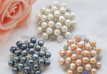 shitou 004 wholesale 3pcs 8mm rice freshater pearl disc Brooch 
shitou 004 wholesale 3pcs 8mm rice freshater pearl disc Brooch