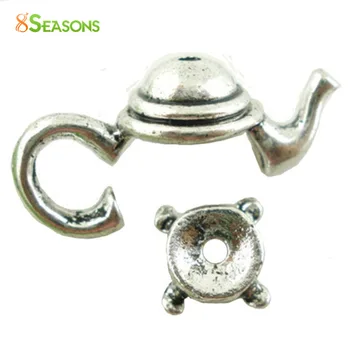 8SEASONS 2016 Hot Sale Jewelry Components 10 Sets Silver Color/Golden Color Teapot Bead Caps Jewelry Findings 21x9mm 7x3mm
8SEASONS 2016 Hot Sale Jewelry Components 10 Sets Silver Color/Golden Color Teapot Bead Caps Jewelry Findings 21x9mm 7x3mm