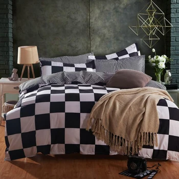 Bedding Set 3/4pcs Checkered Simple Style Luxury Bedspreads Geometric Pattern Bedspread Cama Pillowcase Twin Queen Size ZWF117
Bedding Set 3/4pcs Checkered Simple Style Luxury Bedspreads Geometric Pattern Bedspread Cama Pillowcase Twin Queen Size ZWF117