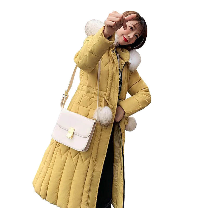 2019 New Fashion Winter Jacket Down Parkas Outwear Thick Warm Long Slim Fur Hooded Women Down Cotton Padded Jacket Coats Female
2019 New Fashion Winter Jacket Down Parkas Outwear Thick Warm Long Slim Fur Hooded Women Down Cotton Padded Jacket Coats Female
