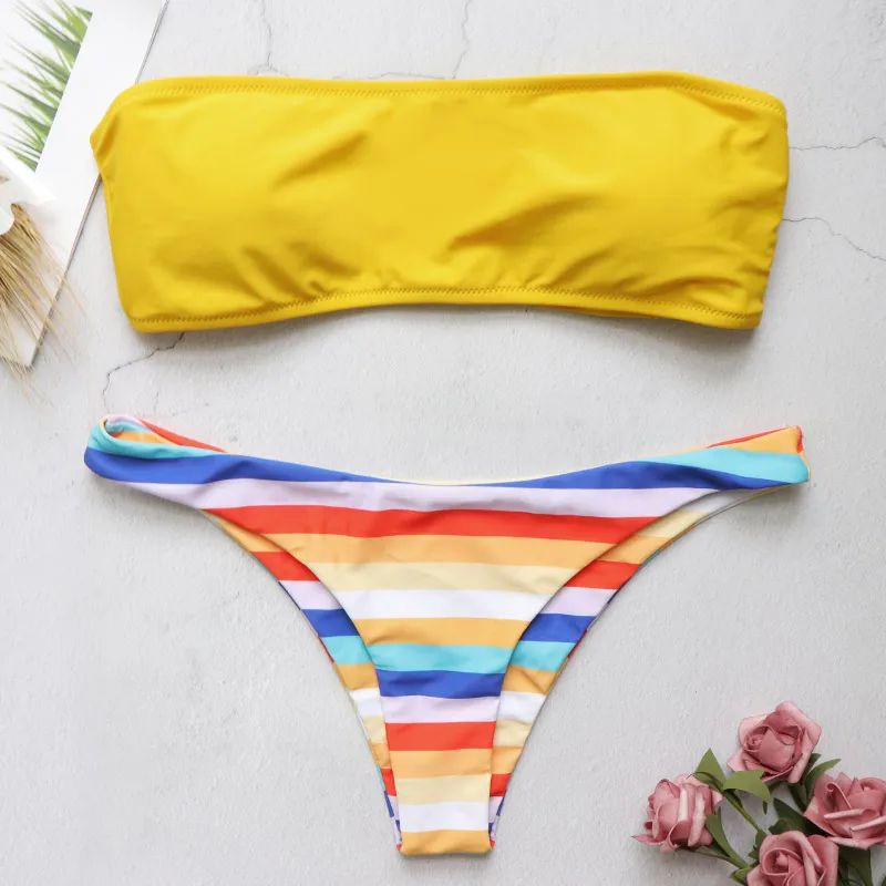 Swimwear Women 2019 Bandage Sexy Two Piece Bikini Set Low Waist Padded Push Up Swimsuit Female Off Shoulder Solid Bathing Suits
Swimwear Women 2019 Bandage Sexy Two Piece Bikini Set Low Waist Padded Push Up Swimsuit Female Off Shoulder Solid Bathing Suits