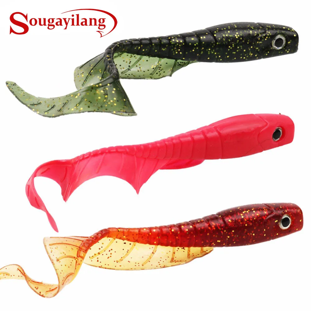 Sougayilang 6pcs/ Artificial Fishing Worm Lures Big Carp Lifelike Fishing Soft Baits Fake Bait Carp Fishing Lures Fishing Tackle
Sougayilang 6pcs/ Artificial Fishing Worm Lures Big Carp Lifelike Fishing Soft Baits Fake Bait Carp Fishing Lures Fishing Tackle