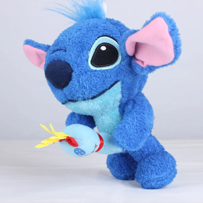 Kawaii Lilo and Stitch Plush Toys Blue Stitch Scrump Soft Stuffed Animals Dolls Children Kids Birthday Gift 8pcslot 23cm (1)
