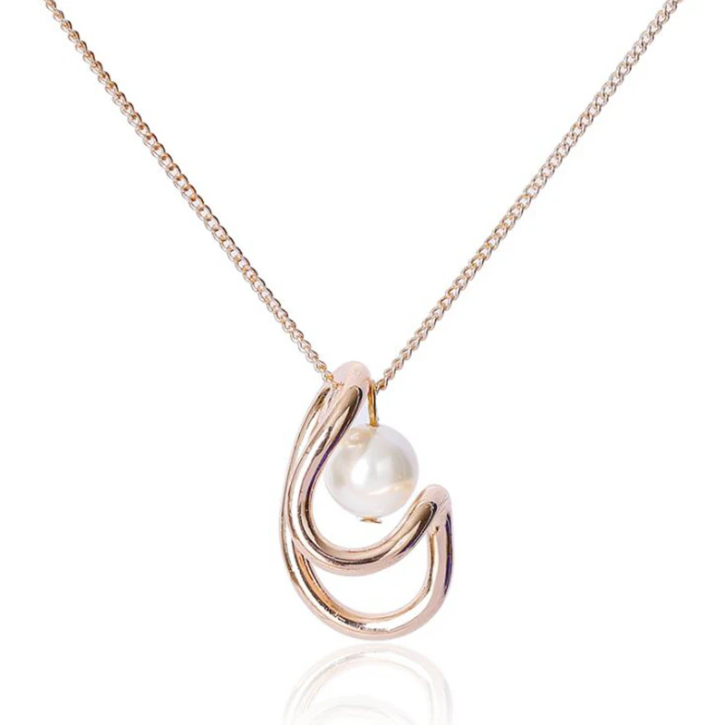 Hot Korean Version Simple Trendy Long Pearl Pendant Necklace New Fine Alloy Geometric Hollow Necklace Women Wholesale Jewelry
Hot Korean Version Simple Trendy Long Pearl Pendant Necklace New Fine Alloy Geometric Hollow Necklace Women Wholesale Jewelry