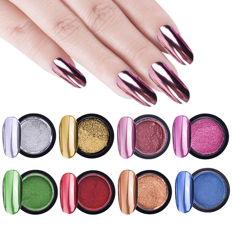 Nail Mirror Glitter Powder Metallic Color Nail Art UV Gel Polishing Chrome Flakes Pigment Dust Decorations Manicure
Nail Mirror Glitter Powder Metallic Color Nail Art UV Gel Polishing Chrome Flakes Pigment Dust Decorations Manicure