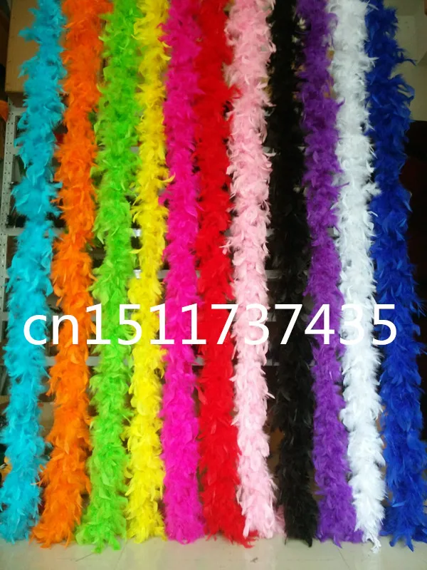50g wholesale 2 meters thick feather boa feather wedding party Dress up a variety of colors
50g wholesale 2 meters thick feather boa feather wedding party Dress up a variety of colors