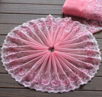 Free shipping 2yards/lot 8.67 Inches Wide Embroidered Tulle Lace trim mesh lace trim~pink~lovely~High Quality
Free shipping 2yards/lot 8.67 Inches Wide Embroidered Tulle Lace trim mesh lace trim~pink~lovely~High Quality