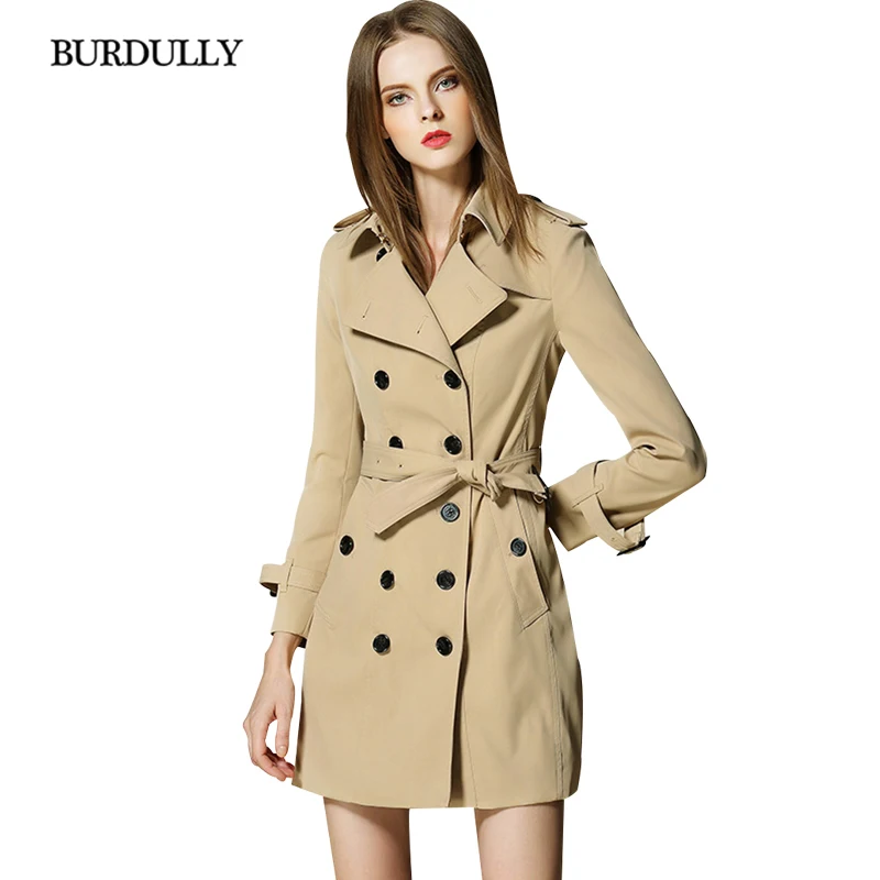 BURDULLY British Style Long Trench Coat Women 2019 Bleu Spring Autumn Slim Double Breasted Coat Female Outerwear Winter Overcoat
BURDULLY British Style Long Trench Coat Women 2019 Bleu Spring Autumn Slim Double Breasted Coat Female Outerwear Winter Overcoat