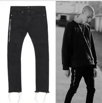 2019 new men's personality slim wild black jeans hair stylist hip-hop hole jeans stage singer costumes men's clothing
2019 new men's personality slim wild black jeans hair stylist hip-hop hole jeans stage singer costumes men's clothing