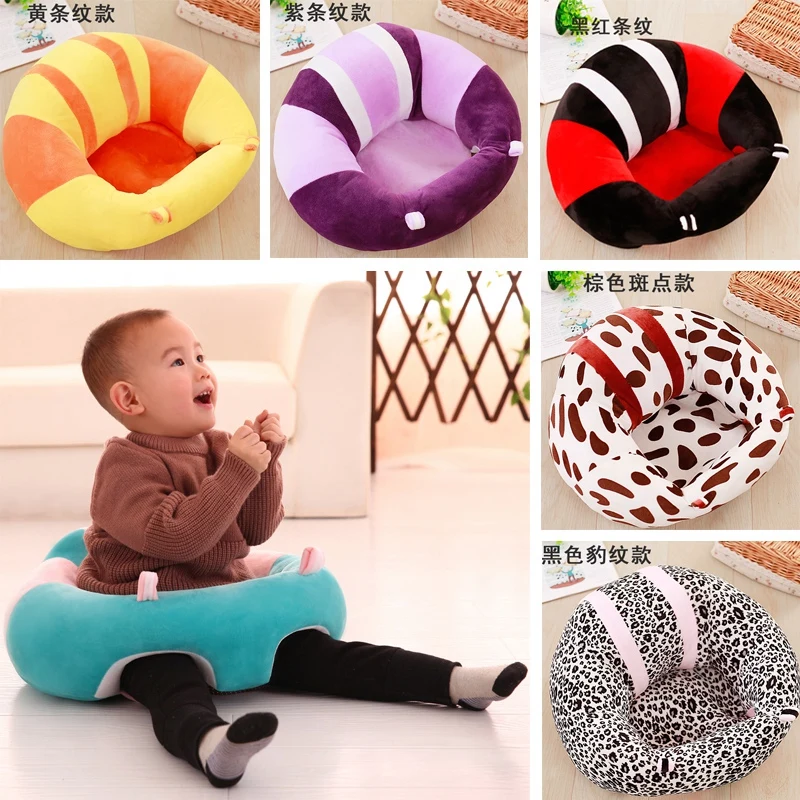 

Baby Support Seat Sofa Cute Soft Animals Shaped infant Baby Learning To Sit Chair Keep Sitting Posture Comfortable 13 Colors