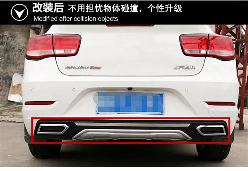 ABS car exterior rear surround bumper rear lip spoiler lip guard deflector for Chevrolet Malibu 2016 2017 2018 Car styling
ABS car exterior rear surround bumper rear lip spoiler lip guard deflector for Chevrolet Malibu 2016 2017 2018 Car styling