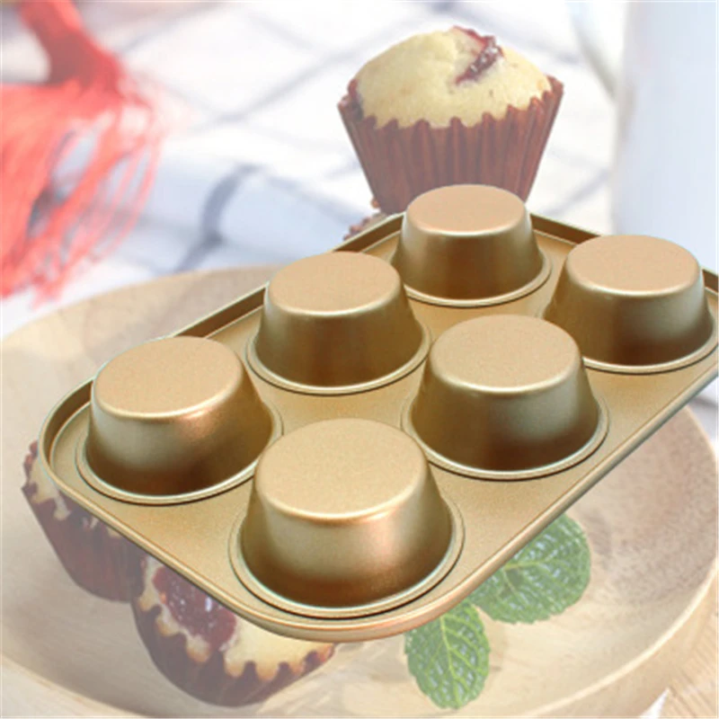 Supply 6 Even Cake Grinder Carbon Steel Black Gold Non-Stick Coating Baking Tray Muffin Chicken Cake Mold Wholesale
Supply 6 Even Cake Grinder Carbon Steel Black Gold Non-Stick Coating Baking Tray Muffin Chicken Cake Mold Wholesale