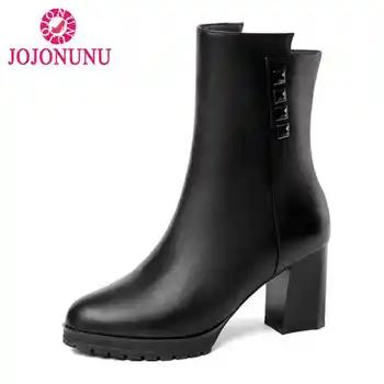 FITWEE Women Thigh High Heels Short Boots Real Leather Winter Shoes Women Round Toe Zipper Rivets Shoes Women Size 34-40
FITWEE Women Thigh High Heels Short Boots Real Leather Winter Shoes Women Round Toe Zipper Rivets Shoes Women Size 34-40