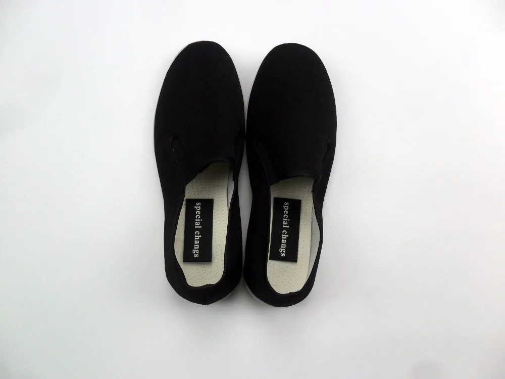 Description Picture 6 of itemTop Quality Black Cotton Shoes Vintage Chinese Kung Fu shoes Wing Chun Tai Chi Slipper Martial Art Pure Cotton Shoes