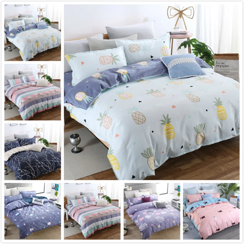 New 3/4 pcs Bedding Set Adult Kids Child Soft Cotton Duvet Cover Bed Linens Single Twin Full Double Queen King Big Size 180x220
New 3/4 pcs Bedding Set Adult Kids Child Soft Cotton Duvet Cover Bed Linens Single Twin Full Double Queen King Big Size 180x220